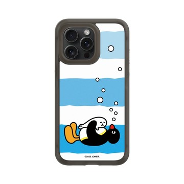 iPhone 15 Pro Max AirX 本質黑 - Pingu 企鵝家族 - Pingu ＆小海豹
