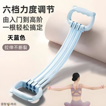 加粗拉伸室內家用背部瑜伽彈力繩猫耳拉力器健身女美背練肩頸神器