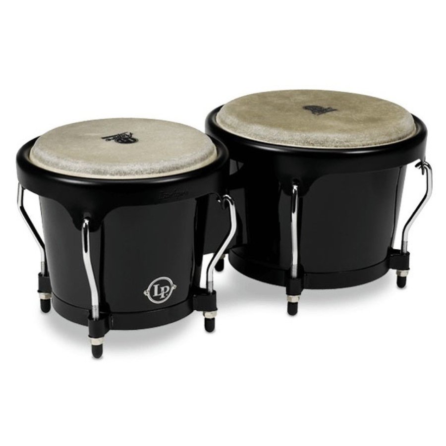 LP エルピー ファイバーグラスボンゴ Aspire Fiberglass Bongos Black Hardware LPA601F-BK