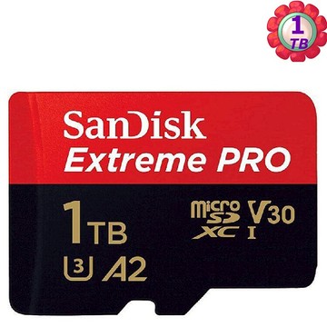 SanDisk 1TB 1T microSD【200MB/s Extreme Pro】microSDXC micro SD SDXC 4K U3 A2 V30手機記憶卡｜滿額領券最高現折$220