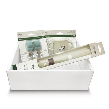 快速出貨【Citron】幼兒餐具禮盒(矽膠杯+餐墊+餐具兩件)兩款可選