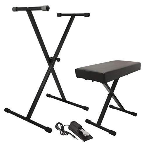 Keyboard Stand Bench Pak with KSP100 Sustain Pedal