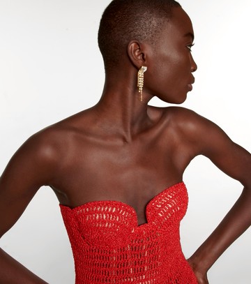 Magda Butrym Crystal-embellished drop earrings