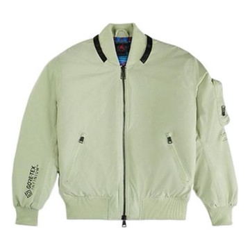 Men's Air Jordan Pocket Zipper Short Padded Jacket Green