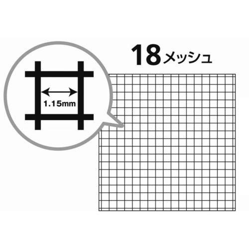 イノベックス ダイオ化成 防虫網 ダイオネットP 91cmX30m ブラック