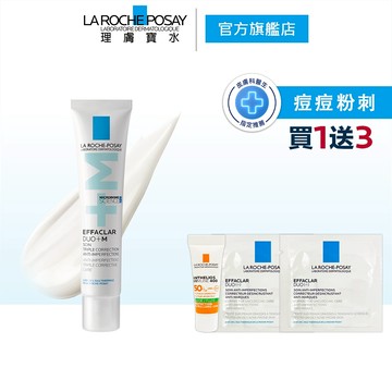 理膚寶水 淨痘無瑕極效精華 DUO+M 40ml 4件組 痘痘粉刺 官方旗艦店