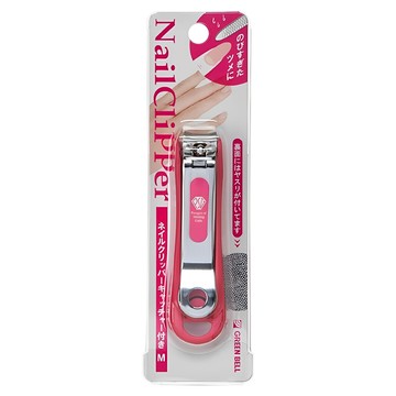 GREEN BELL 綠鐘 PSG安全指甲剪 附指甲銼刀 M  防甲屑彈出款  1個