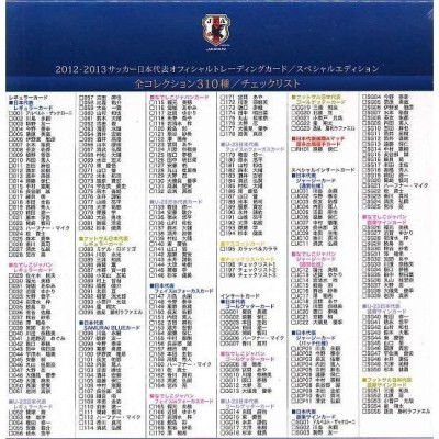 2012-2013 サッカー日本代表オフィシャルトレーディングカード スペシャルエディション BOX（送料無料） | LINEブランドカタログ