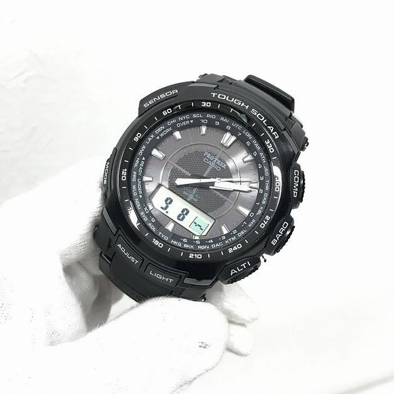 CASIO カシオ プロトレック 電波ソーラー PRW-5100 中古 CASIO カシオ プロトレック 電波ソーラー PRW-5100 中古