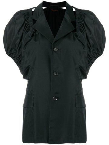 Comme Des Garçons Pre-Owned - 1989 off-the-shoulder jacket - women - Triacetate - S - Black