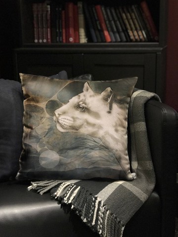 逐夢築夢 臺灣山中精靈 抱枕套系列 臺灣雲豹 clouded leopard