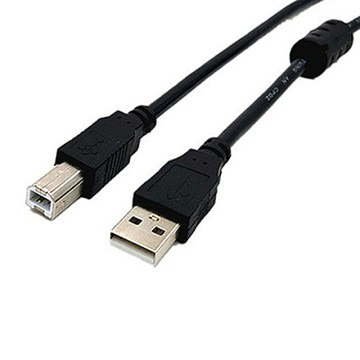 USB2.0  黑色印表機傳輸線 3米公對公 (PCL-06)