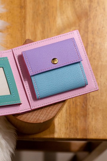 錢包/真皮/法國山羊皮/全人手縫製