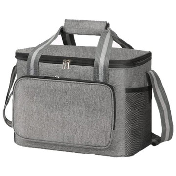 Market Plan 軟式保溫保冷袋 15L  1個  31 x 19 x 23 cm  灰色