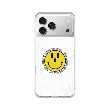 iPhone 17 Pro Max ClearX (MagSafe 兼容) 晶透白 - KID - 黃色笑臉