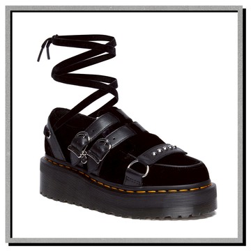 【DR. MARTENS】滿3000折300★馬汀大夫 QUAD RAMSEY WDN VELVET & WANAMA BLACK