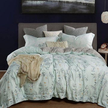 薄被套-單人 / 4.5x6.5尺 / 奧地利天絲 / 徐風青禾 台灣製