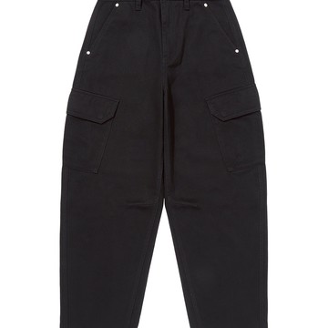 【Superdry】韓版 女款 工裝褲 休閒長褲 Cargo Barrel 黑色