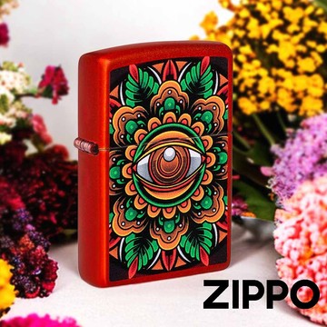 [隔日到貨] ZIPPO 防風打火機 反文化之眼 48678 黃銅 美國製 煤油打火機
