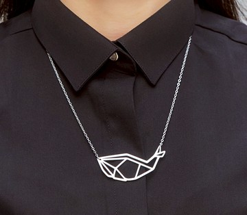 鯨魚 -幾何長鍊系列-抗敏醫療鋼