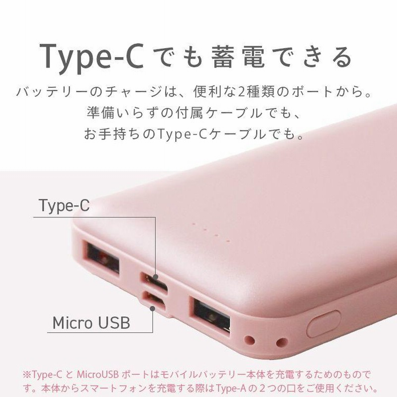 モバイルバッテリー iPhone 大容量 軽量 薄型 12800mAh 2台同時充電