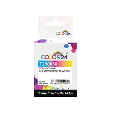 Color24 for Epson 彩色 T290050 / C13T290050 (NO.290) 相容墨水匣 / 適用 Epson WorkForce WF-100