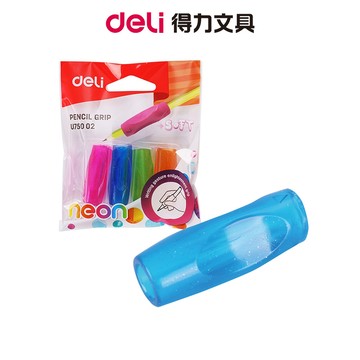 【Deli得力】 鉛筆護套/EU75002/4個｜鉛筆套 筆帽 鉛筆護套 學生文具 文具