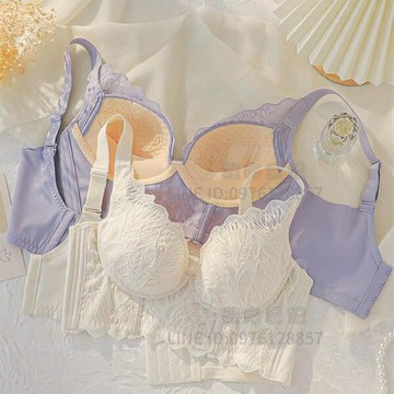 大胸顯小薄款內衣女防下垂專用胸罩聚攏收副乳調整文胸大碼【倪醬小鋪】