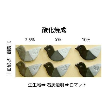 陶芸用品 陶芸絵具 練り込み絵の具 黒 粉末 100g