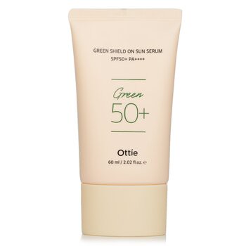Ottie Ottie Green Shield On Sun 防曬精華霜 SPF50+ PA++++ 60ml/2.02oz-臉部防曬及古銅粉