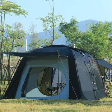 戶外露營便攜式折疊帳篷遮陽防雨野外露營遮陽帳篷定制廠家批發