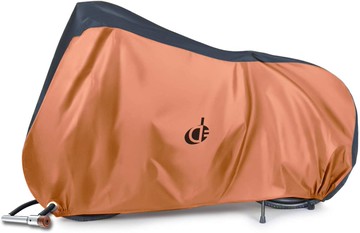 【日本代購】Double Elite 防水 加厚 防盜 抗UV 自行車罩 190T 橙色