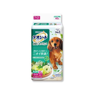 Unicharm 日本嬌聯-森林香超吸收雙消臭寵物乾爽狗尿墊1袋LL號(40片/袋60x44cm)