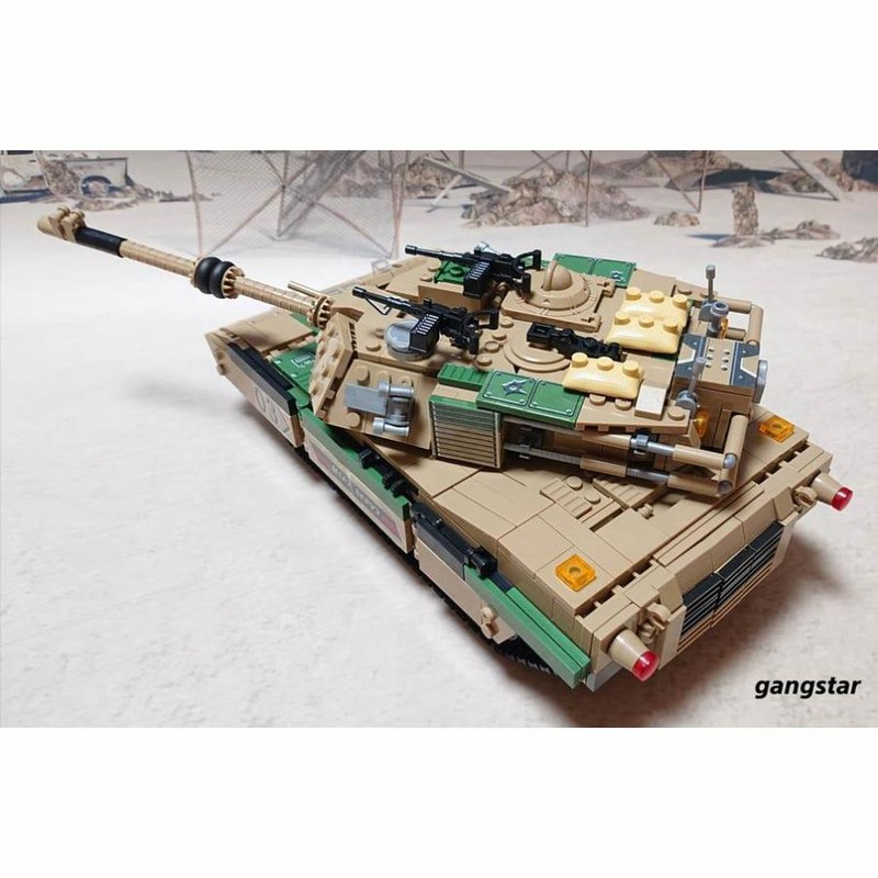箱入り】 レゴ LEGO ブロック 互換 車 戦車 USA アメリカ M1A2 