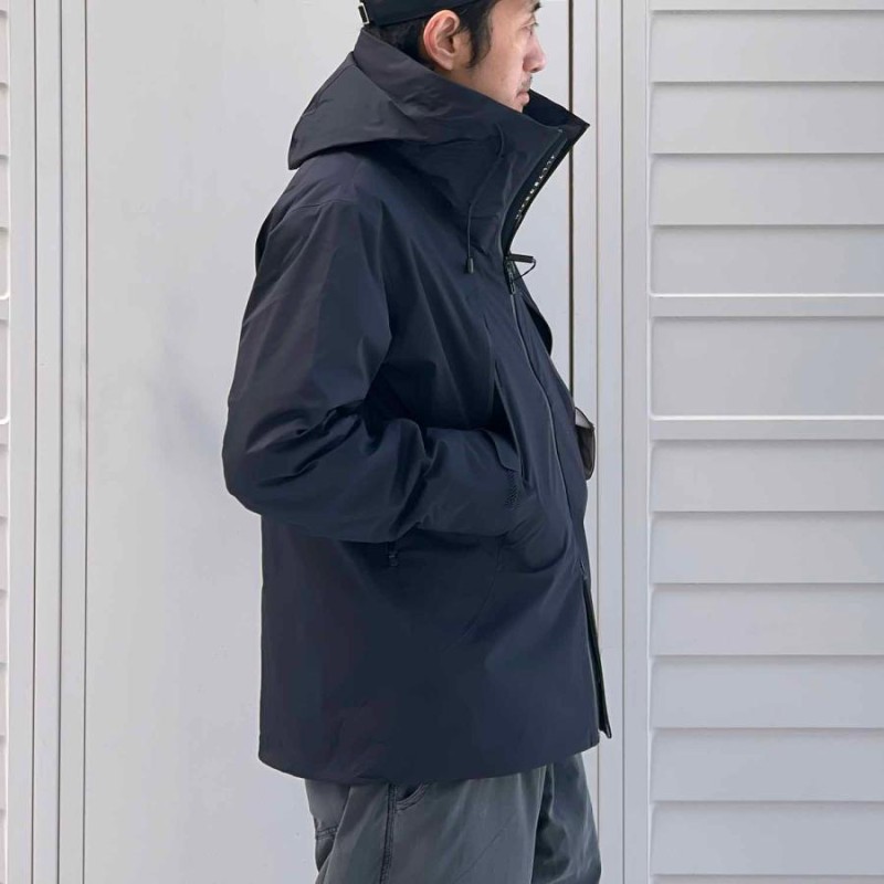 DESCENTE ALLTERRAIN HARD SHELL JACKET CREAS BLACK デサントオルテ