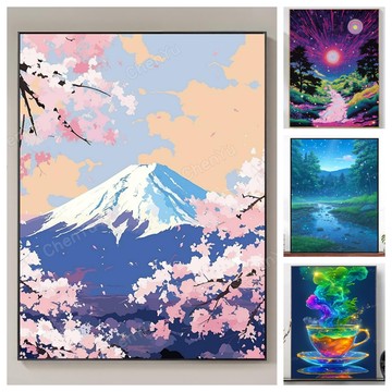 💛台灣現貨💛盒裝💛 DIY鑽石貼畫 新款5D鑽石畫 手工點鑽畫 滿鑽 鑽貼畫 水鑽 手作 大幅 立體貼鑽畫 黏鑽畫