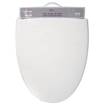 comet 靜音緩降馬桶蓋  白色  1個  36x48公分