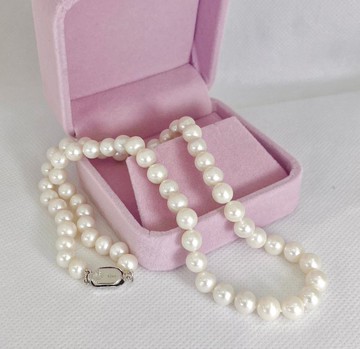 典雅高貴~曖曖含光~輕奢珍珠項鍊