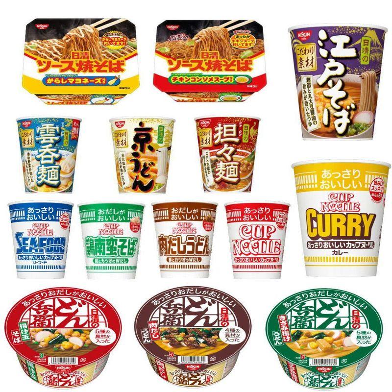 日清食品 どん兵衛 京うどん 江戸そば カップヌードルも入ったカップ麺 バラエティ24食セット