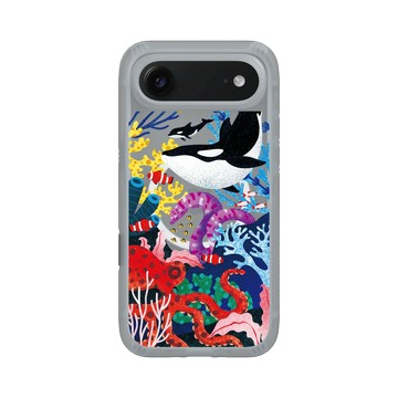 iPhone Air AirX 流變灰 - Ocean Collection: Let's Sea 海洋系列：一路向海 - 海底花花世界（虎鯨版）