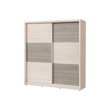 【H&D東稻家居】6尺推門衣櫃(TJS1-07600)