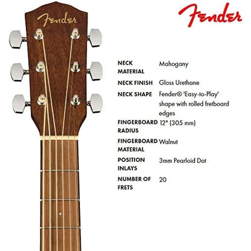 Fender アコースティックギター CP-60S Parlor, Walnut Fingerboard, Sunburst ソフトケース付