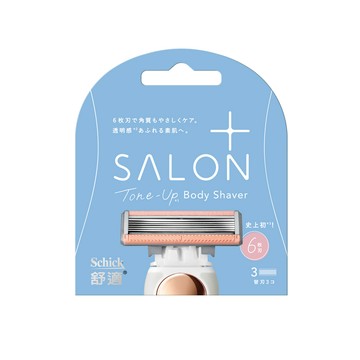 舒適舒綺 Salon+去角質亮膚除毛刀片