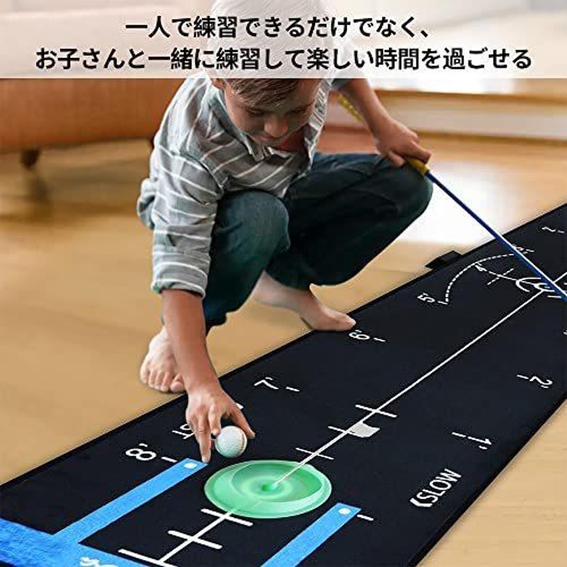 Aucuda パター マット 300X50cm, パター練習マット, 四つの速度 ゴルフ