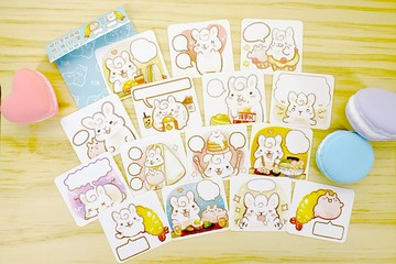 貼紙包-緹拉兔與飛飛(空白對話框)