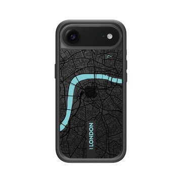 iPhone Air Mod NX -邊框背蓋組合 (相機按鈕) 黑 - JOCR - London (Black Logo)