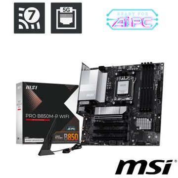 MSI微星 PRO B850M-P WIFI 主機板