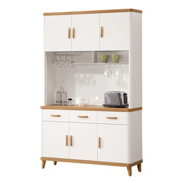 唯熙傢俱-寶拉雙色4尺餐櫥櫃