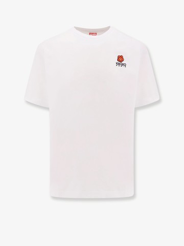 Cotton t-shirt with frontal logo - KENZO PARIS - gender_Man