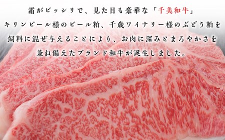 ちとせ和牛「千美」サーロインステーキ　150ｇ×5枚＜肉の山本＞